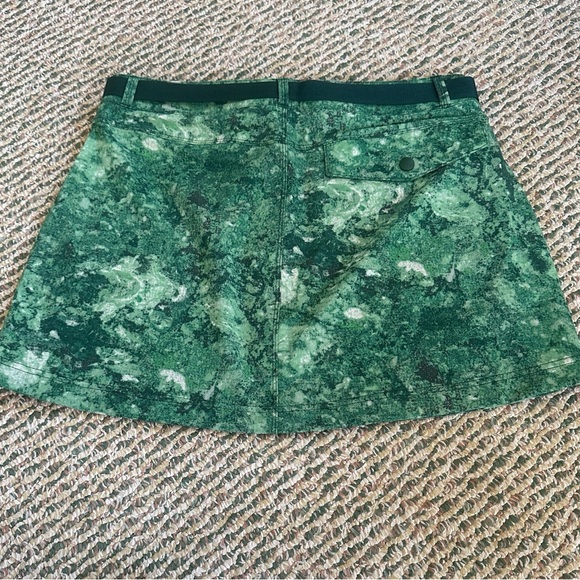 Outdoor Voices Rectrek Green Smoke Marble Skirt - Picture 2 of 8